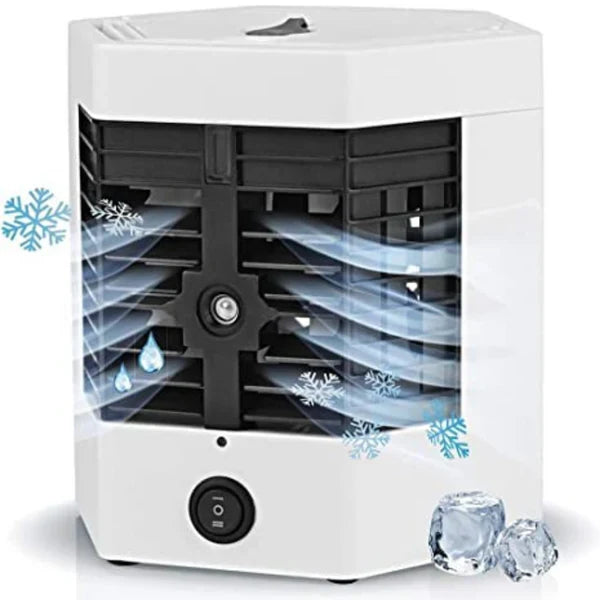 Mini Aer-Conditionat Portabil, 2 Moduri De Functionare, Putere 10W, Incarcare USB