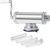 Aparat De Umplut Carnati, Orizontal, 3 Palnii Dimensiuni Diferite, Aluminiu Rezistent, 1.5 Kg Capacitate