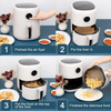 100+ 100 GRATIS: Hartii de Copt Pentru Friteuza ( Air Fryer)+ Carte Retete Lb. Romana