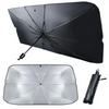 1+1 GRATIS: Parasolar Pliabil Tip Umbrela Pentru Masina, Fixare De Usile Masinii, 125 cm x 65 cm