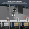 Camera de supraveghere JORTAN cu 2 lentile rotative, conexiune WiFi si INCARCARE SOLARA