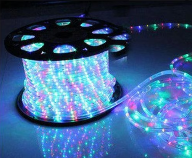 INSTALATIE DE CRACIUN TIP FURTUN LUMINOS , PENTRU EXTERIOR , LUNGIME 20 METRI , 8 JOCURI DE LUMINI , CONTROLER INCLUS , LUMINA MULTICOLOR