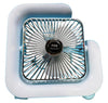 1+1 GRATIS: Ventilator Colorat Portabil Cu Lumina RGB, 3 Trepte de Viteza si Încarcare USB