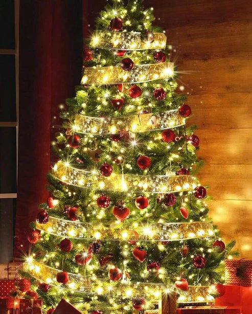 1+1 Gratis: Panglica LED Decorativa – Cu Alimentare Pe Baterii, Lumina Calda Eleganta,10 metri