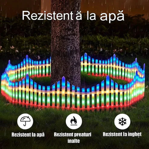 Gard Decorativ Luminos LED 3 M – Interconectabil, 160 De LED-Uri