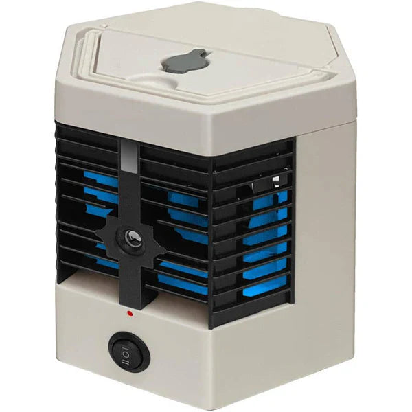 Mini Aer-Conditionat Portabil, 2 Moduri De Functionare, Putere 10W, Incarcare USB