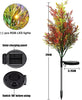 Bradut cu Lumini RGB, Incarcare Solara, Panou Solar Inclus, Lumini Multicolore, 74 cm Inaltime