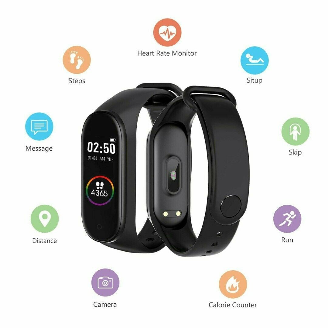Bratara Fitness M5 , Compatibila Android si IOS, Rezistenta La Apa Ip67
