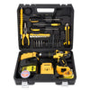 Trusa Bormasina Cu 2 Acumulatori De 20V, Incarcator Pentru Acumulatori, 23 De Accesorii, Geanta De Transport Din Plastic