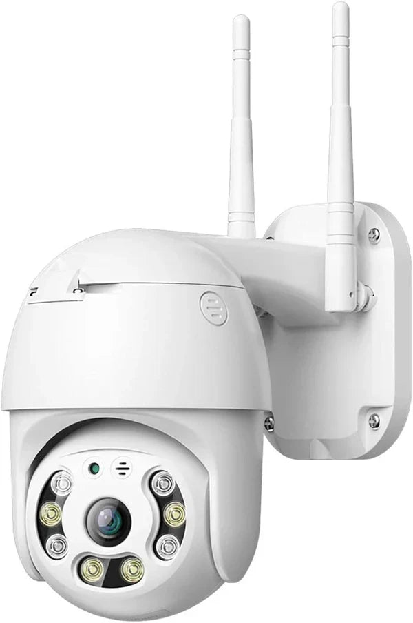 Set Promo: 3 Camere De Supraveghere Wifi Smart, Full HD, Senzor de Miscare, IP66, Aplicatie Telefon + 3 Carduri 64 GB