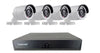 Sistem Supraveghere 4 Camere, Senzor Miscare, 4K Ultra HD, Conexiune PC/Telefon, Interior/Exterior + Hard Disk 500 GB CADOU