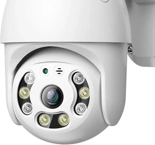 Set Promo: 2 Camere De Supraveghere Wifi Smart, Full HD, Senzor de Miscare, IP66, Aplicatie Telefon + 2 Carduri 64 GB