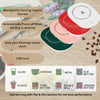 Cana Inteligenta de Cafea din Ceramica, cu Capac si Lingurita, 55 Grade, Controlul Temperaturii