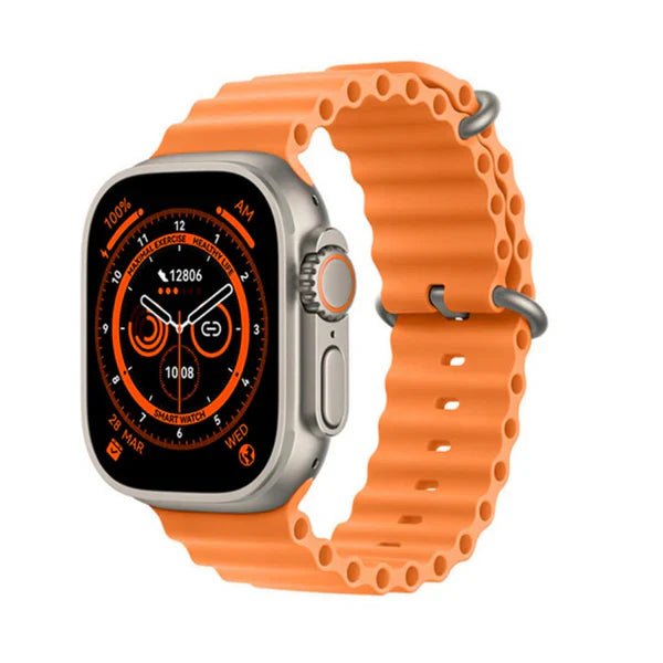 SmartWatch T800 Ultra cu Incarcator Wireless, Notificari Apel si Retele Sociale + Monitorizare Sanatate