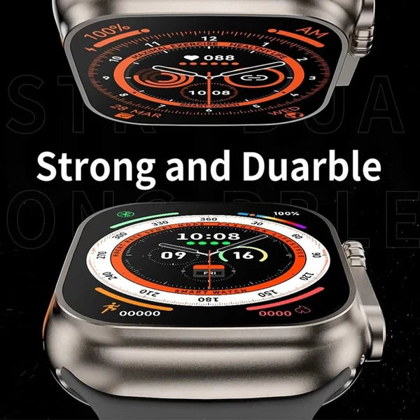 SmartWatch T800 Ultra cu Incarcator Wireless, Notificari Apel si Retele Sociale + Monitorizare Sanatate