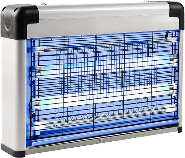 Capcana Electrica Pentru Insecte, Cu 2 Neoane UV, Putere 60W, Tavita Pentru Colectare