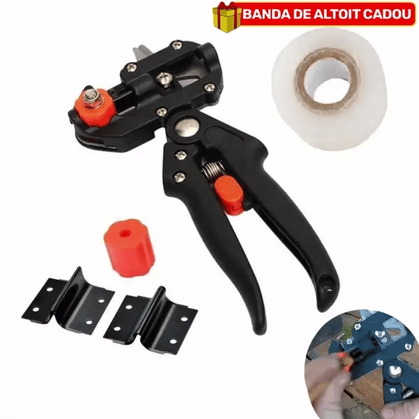 Cleste Profesional Pentru Altoit Pomi, Cu 3 Lame + Banda Pentru Altoit CADOU