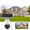 Camera de Supraveghere WiFi, Solara, Pentru Exterior, Vedere de Noapte, Grad Protectie Apa IP66, 2 Antene