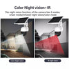 Camera de Supraveghere WiFi, Solara, Pentru Exterior, Vedere de Noapte, Grad Protectie Apa IP66, 2 Antene