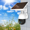 Camera de Supraveghere WiFi, Solara, Pentru Exterior, Vedere de Noapte, Grad Protectie Apa IP66, 2 Antene