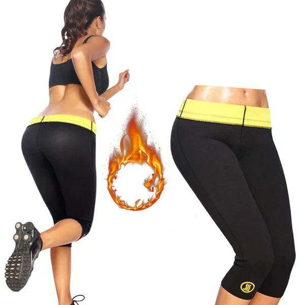 Set Fitness Din Pantaloni Si Centura Pentru Slabit , Marime S-XXL + 10 Plasturi CADOU
