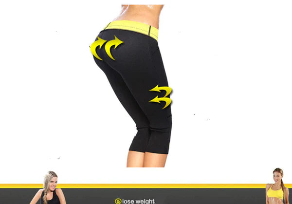 Set Fitness Din Pantaloni Si Centura Pentru Slabit , Marime S-XXL + 10 Plasturi CADOU