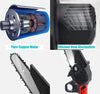 Drujba Electrica Cu Ungere, cu 2 x Acumulatori 48V, 1 x Lama Lunga de 21 cm, 1 x Lant, Incarcator si Geanta Transport +PILA CADOU