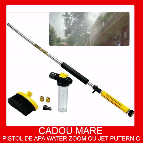 Pachet PROMO: Mini Fierastrau Electric Cu Acumulatori 24V, 2x Baterie + 2x Lant + 2x Lama, 4 Inch + CADOU Water Zoom