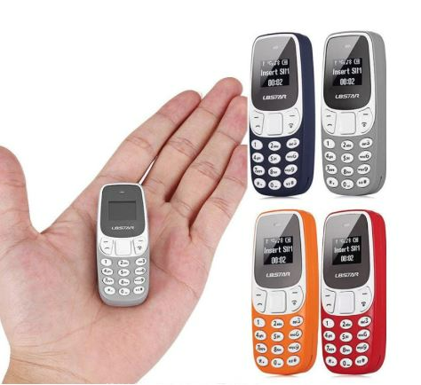 Mini Telefon Dual SIM, Dimensiune ecran 0.66 Inch, Baterie 350 mAh, Bluetooth