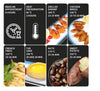 Friteuza Fara Ulei, Cu Aer Cald, Functie de Coacere, Putere 2400 W, Capacitate 6 litri, Afisaj LCD