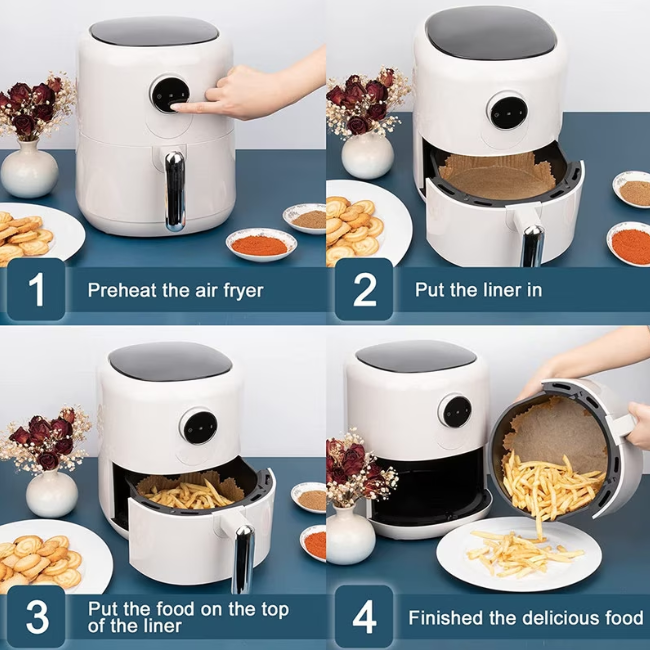 100+ 100 GRATIS: Hartii de Copt Pentru Friteuza ( Air Fryer)