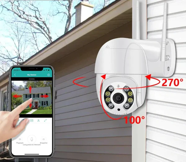 PACHET PROMO: 2 x Camera Supraveghere WiFi IP 355 Grade cu CONTROL PE TELEFON