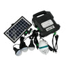 KIT Solar portabil USB, bluetooth, radio FM, MP3, 4 becuri incluse LP-0060