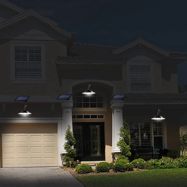 Lampa Suspendata Cu Incarcare Solara, Reglare Intensitate Lumina, Control Prin Telecomanda, Lumina Alb Rece
