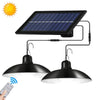 Lampa Suspendata Cu Incarcare Solara, Reglare Intensitate Lumina, Control Prin Telecomanda, Lumina Alb Rece