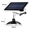 Lampa Suspendata Cu Incarcare Solara, Reglare Intensitate Lumina, Control Prin Telecomanda, Lumina Alb Rece