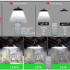 Lampa Suspendata Cu Incarcare Solara, Reglare Intensitate Lumina, Control Prin Telecomanda, Lumina Alb Rece