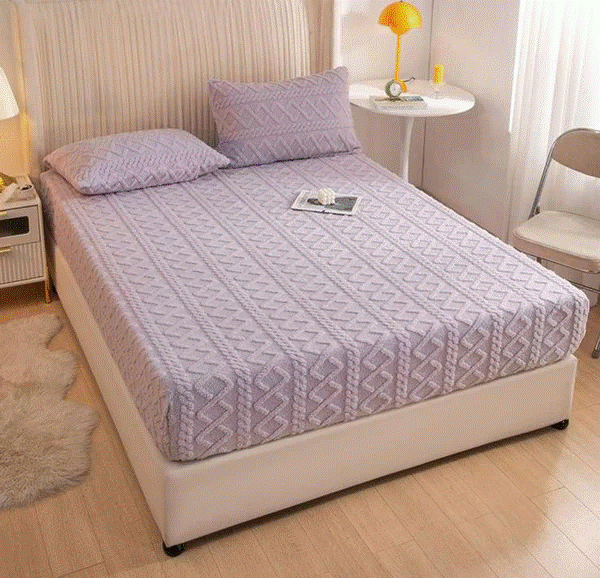 Husa De Pat Cocolino, Cu Elastic, Pentru Pat Dublu + 2 Fete De Perna CADOU