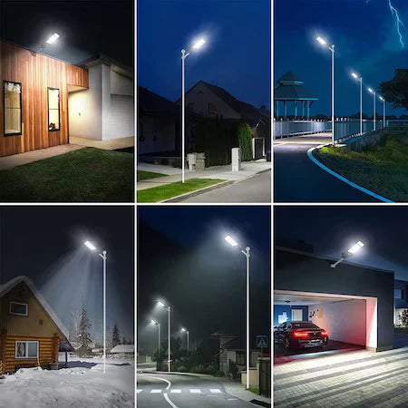 Set Lampa Solara 160 LED, Cu Telecomanda si Senzor De Miscare, 1+1 GRATIS