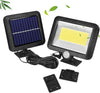Lampa Cu Incarcare Solara, Cu Telecomanda si Senzor de Miscare, 100 LED COB + Lampa Cu Incarcare Solara 20 LED, CADOU