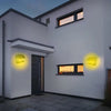 Lampa Solara De Perete Cu 3 Becuri LED, Cu Senzor de Miscare si Lumina, 3 Moduri de Iluminare, Rezistenta la Apa