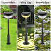 Set 2 Lampi Solare Stralucitoare, Cu Reflexii Puternice, Pentru Exterior, Rezistente La Apa, Alb Cald si Multicolor
