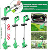 Motocoasa Portabila Cu 2 Acumulatori de 48V, Putere 800W, Cu Brat Extensibil, Pentru Gazon, 8 Lame Diferite