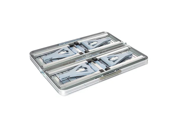 Masa Pliabila, Tip Geamantan, Cu 4 Scaune si Suport Umbrela, Din Aluminiu