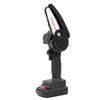 Lichidare STOC: Mini Fierastrau Electric Cu Acumulatori 48V, 2x Baterie + 2x Lant + 2x Lama, 6 Inch