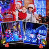 1+1 GRATIS:Instalatie De Craciun, Tip Rola, Cu 1200 LED-uri Mari, Interior sau Exterior, Rezistenta La Vreme Rea, 120 m, Albastru