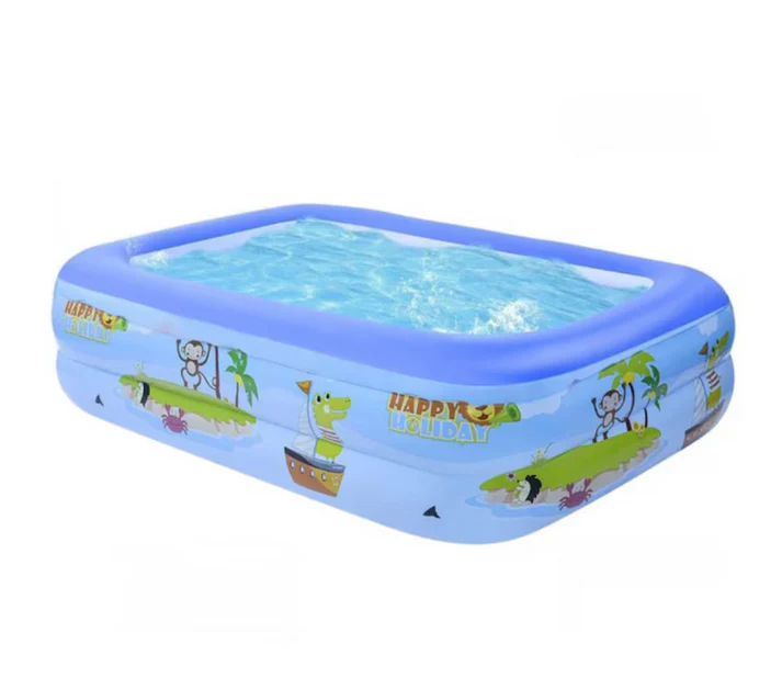 Piscina Gonflabila Premium Copii Si Adulti 115x82x33 cm + Pompa Electrica CADOU