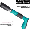 Pistol Manual Pentru Fixarea Cuielor Pe Perete  Lungime 30 cm, Calibru 7.3 cm, Pneumatic + Accesorii + Ochelari De Protectie + Cutie Transport + Set 300 Cuie CADOU