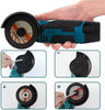 Mini Polizor Unghiular Electric cu 2 Acumulatori si 6 Discuri,Flex Portabil, 12V, Disc 76MM