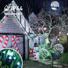 1+1 GRATIS Instalatie De Craciun, Cu Incarcare Solara, 700 LED-uri Mari, Alb Rece, 70 m Lungime